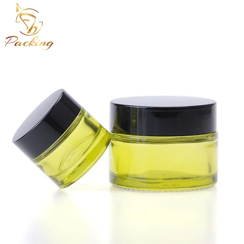 Cosmetic Packaging Empty Customized Colorful 10g Cosmetic Glass Jars Online